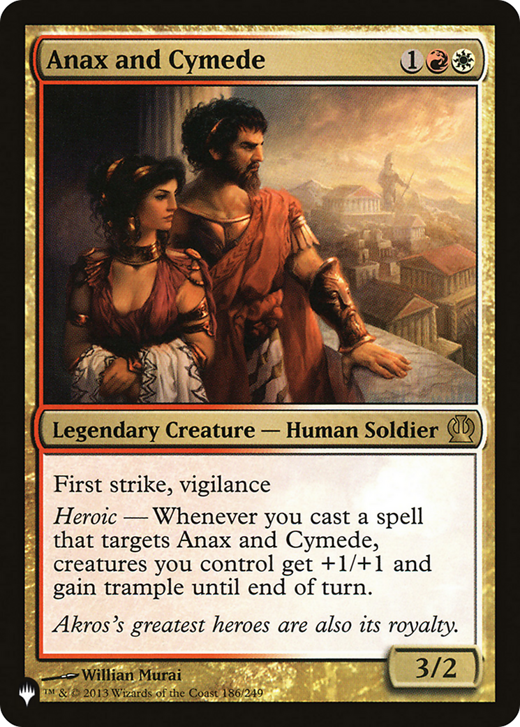 Magic: The Gathering - Anax and Cymede - The List