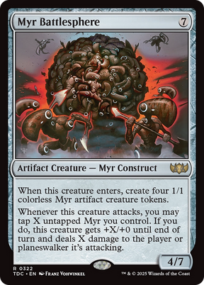 Magic: The Gathering - Myr Battlesphere - Tarkir: Dragonstorm Commander