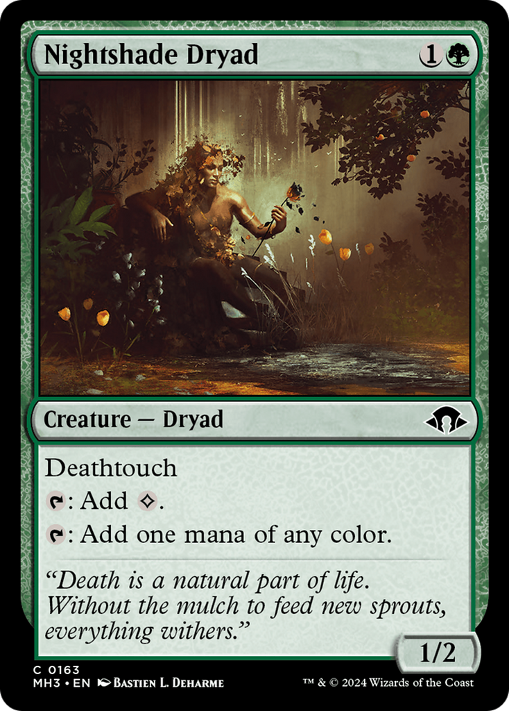 Magic: The Gathering - Nightshade Dryad Foil - Modern Horizons 3