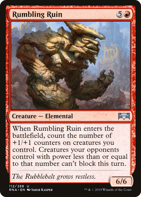 Magic: The Gathering - Rumbling Ruin Foil - Ravnica Allegiance