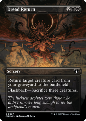 Magic: The Gathering - Dread Return - Commander Masters