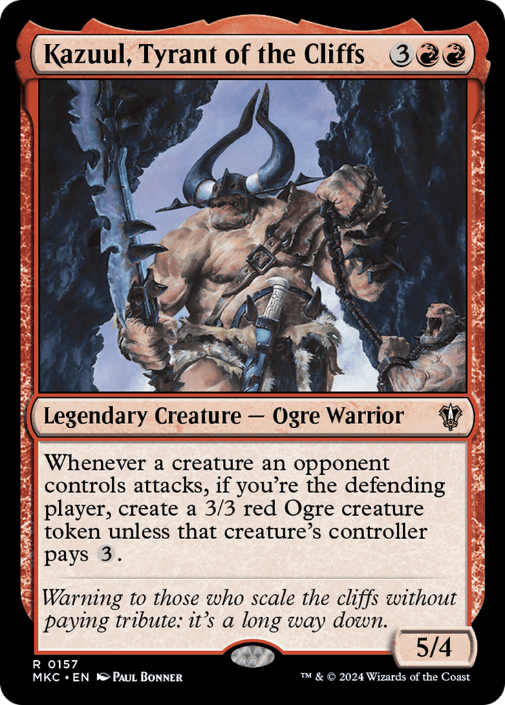 Magic: The Gathering - Kazuul, Tyrant of the Cliffs - Murders at Karlov Manor Commander