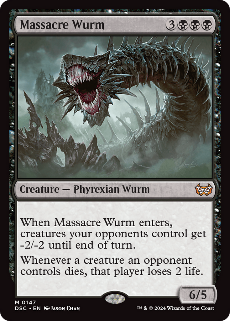 Magic: The Gathering - Massacre Wurm - Duskmourn: House of Horror Commander