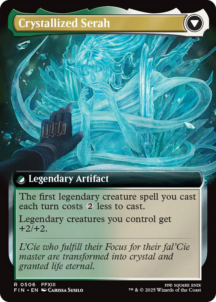 Magic: The Gathering - Serah Farron // Crystallized Serah Foil - Final Fantasy