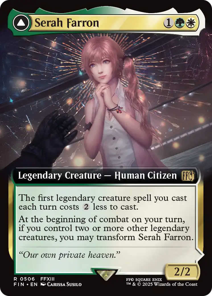Magic: The Gathering - Serah Farron // Crystallized Serah Foil - Final Fantasy
