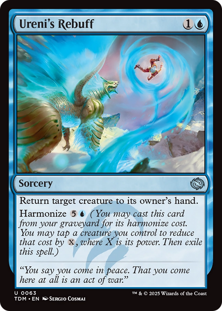 Magic: The Gathering - Ureni's Rebuff - Tarkir: Dragonstorm