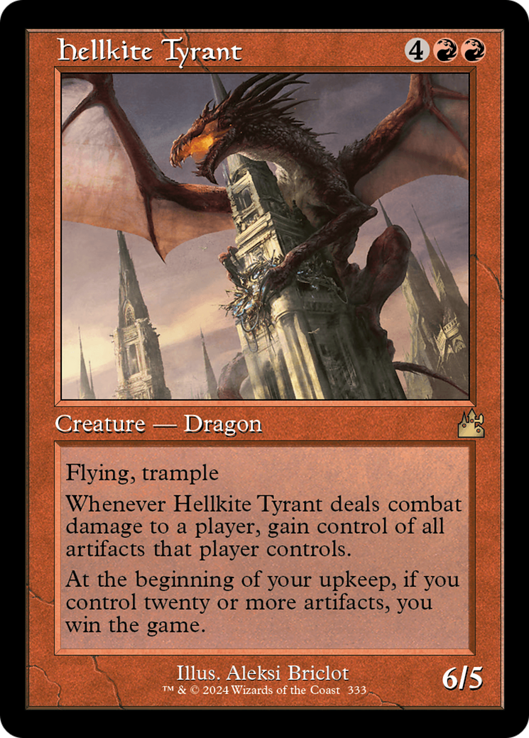 Magic: The Gathering - Hellkite Tyrant - Ravnica Remastered