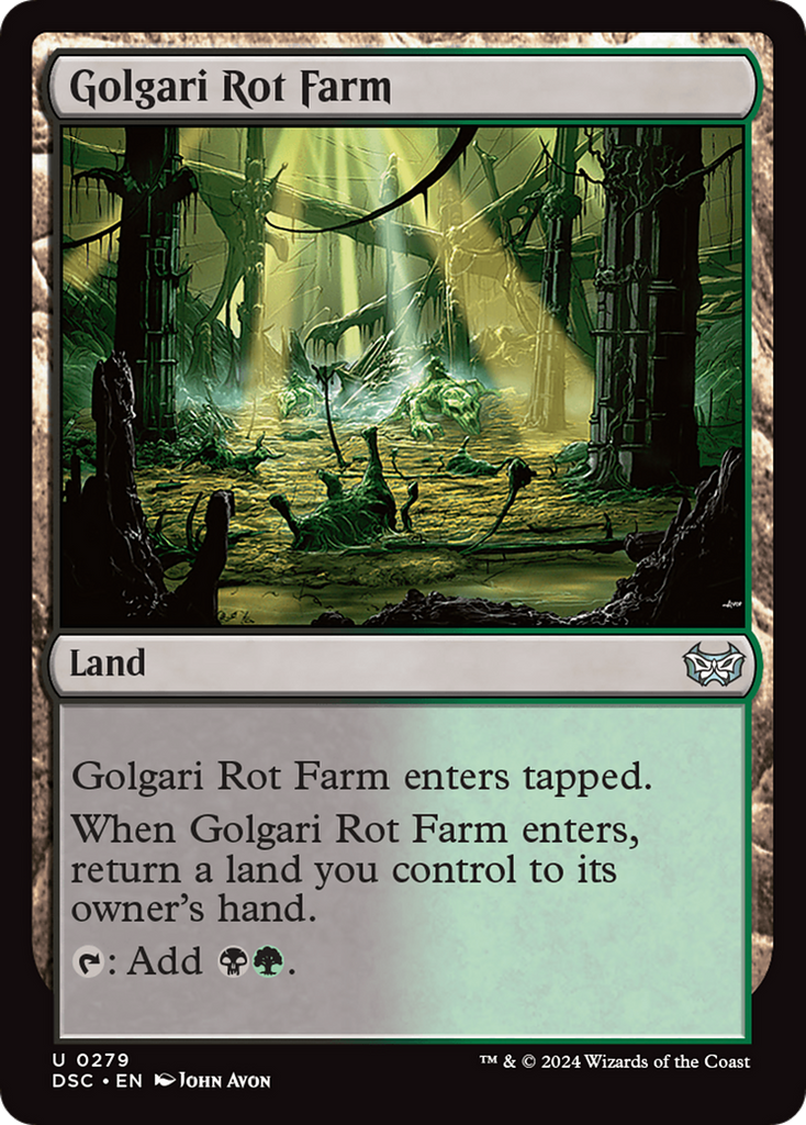 Magic: The Gathering - Golgari Rot Farm - Duskmourn: House of Horror Commander