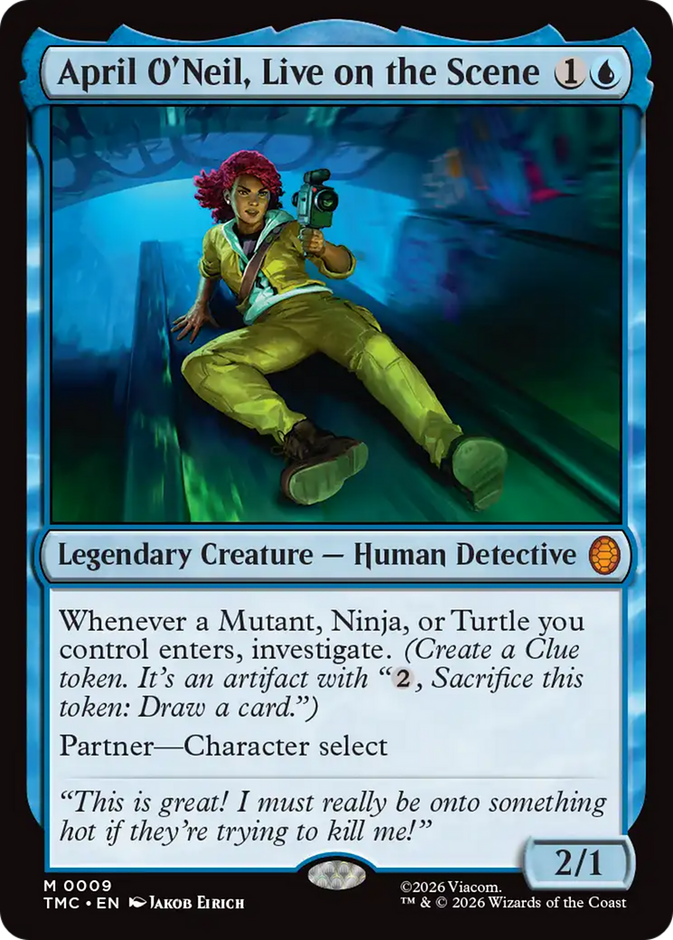 Magic: The Gathering - April O'Neil, Live on the Scene - Teenage Mutant Ninja Turtles Eternal