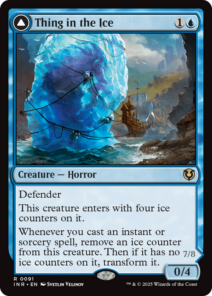 Magic: The Gathering - Thing in the Ice // Awoken Horror Foil - Innistrad Remastered