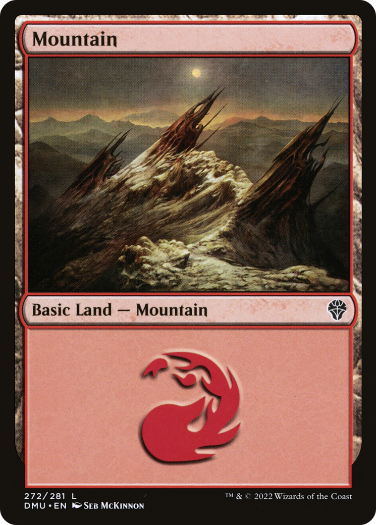 Magic the Gathering - Mountain #272 Foil - Dominaria United