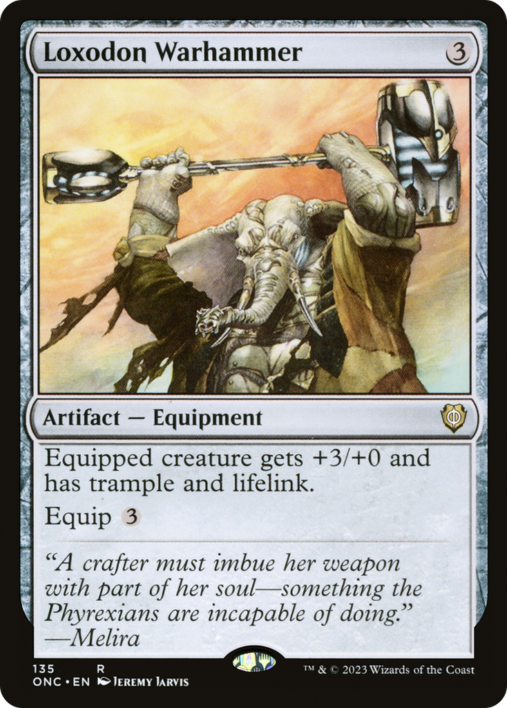 Magic: The Gathering - Loxodon Warhammer - Phyrexia: All Will Be One Commander