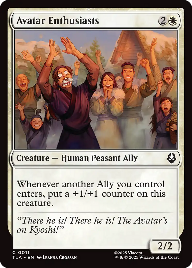 Magic: The Gathering - Avatar Enthusiasts Foil - Avatar: The Last Airbender