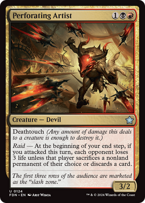 Magic: The Gathering - Perforating Artist Foil - Foundations