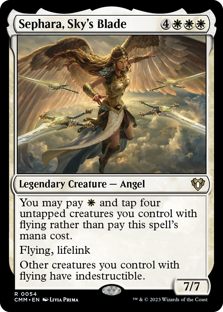 Magic: The Gathering - Sephara, Sky's Blade Foil - Commander Masters