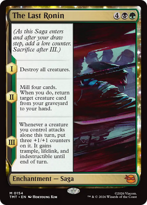 Magic: The Gathering - The Last Ronin Foil - Teenage Mutant Ninja Turtles