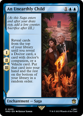 Magic: The Gathering - An Unearthly Child Foil - Doctor Who