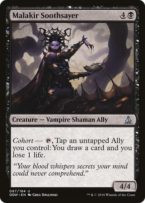 Magic: The Gathering - Malakir Soothsayer Foil - Oath of the Gatewatch