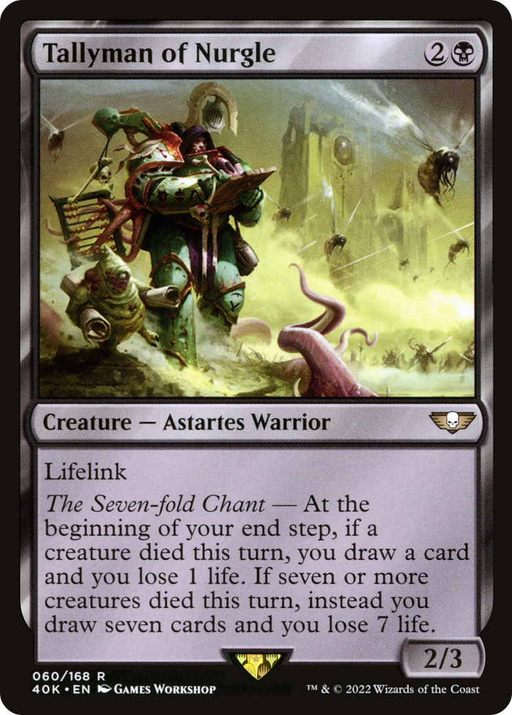 Magic: The Gathering - Tallyman of Nurgle - Warhammer 40000 Commander