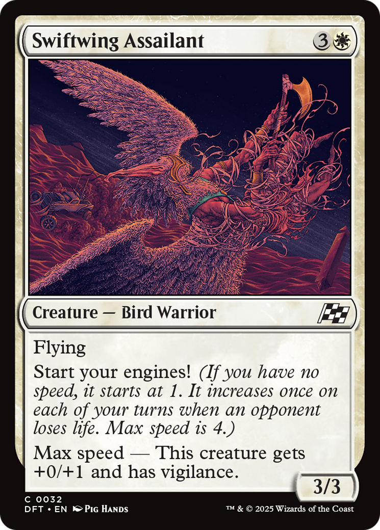 Magic: The Gathering - Swiftwing Assailant Foil - Aetherdrift