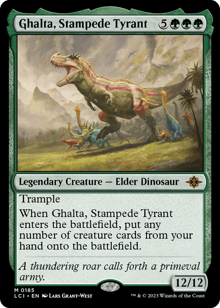 Magic: The Gathering - Ghalta, Stampede Tyrant - The Lost Caverns of Ixalan