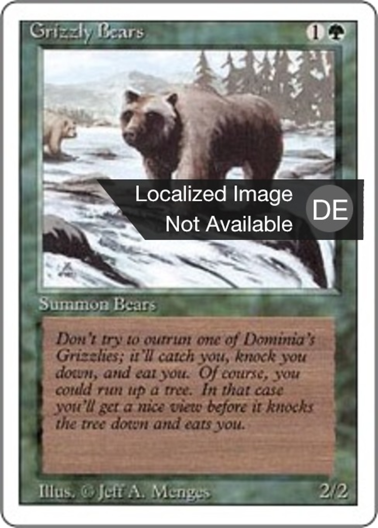 Magic: The Gathering - Grizzlybären - Revised Edition