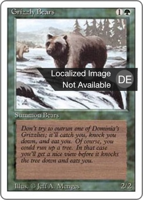 Magic: The Gathering - Grizzlybären - Revised Edition