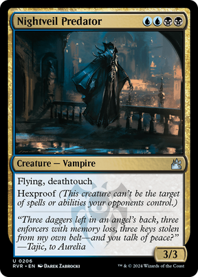 Magic: The Gathering - Nightveil Predator Foil - Ravnica Remastered