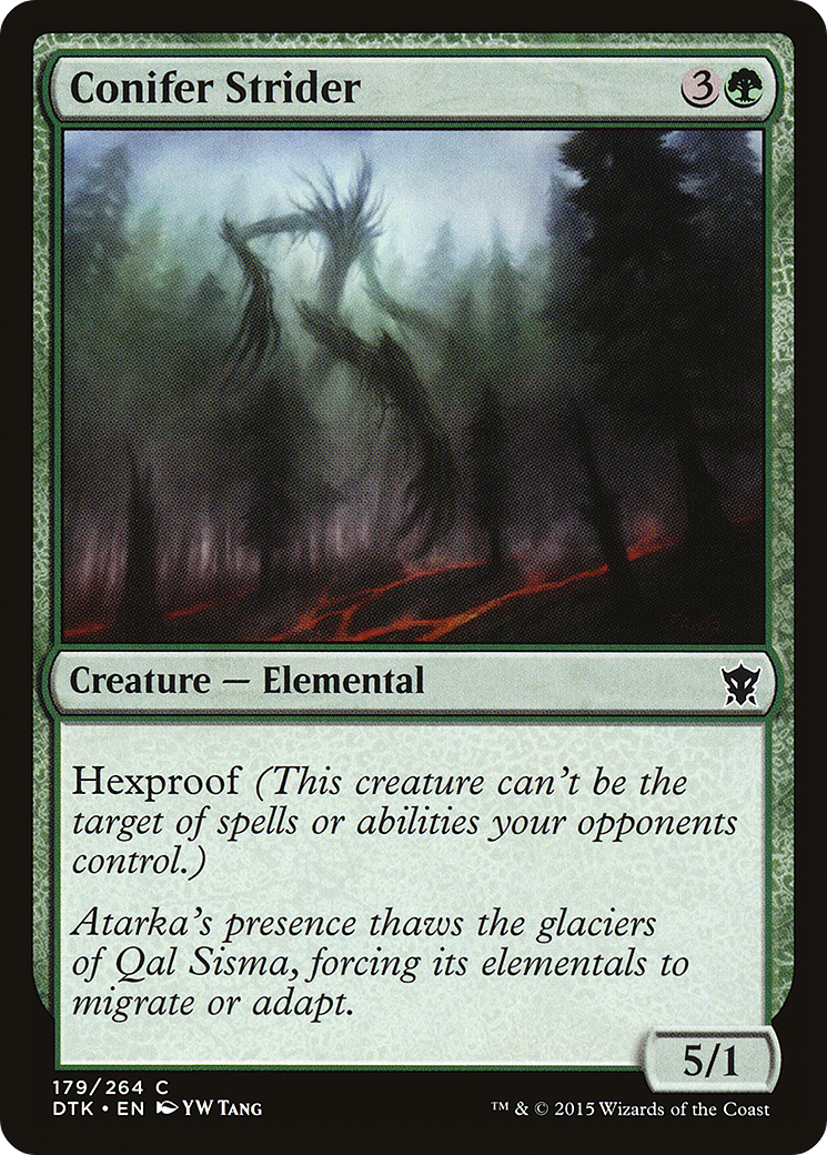 Magic: The Gathering - Conifer Strider Foil - Dragons of Tarkir