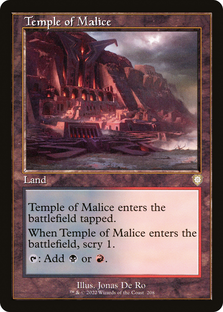 Magic: The Gathering - Temple of Malice - The Brothers' War Commander