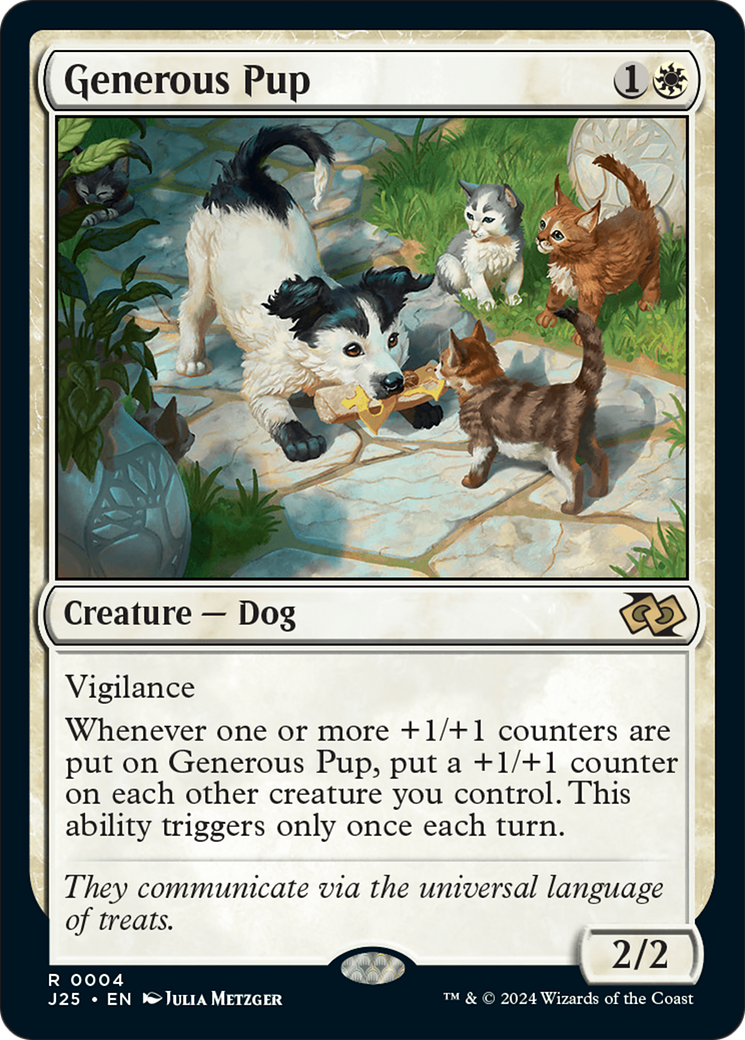 Magic: The Gathering - Generous Pup - Foundations Jumpstart