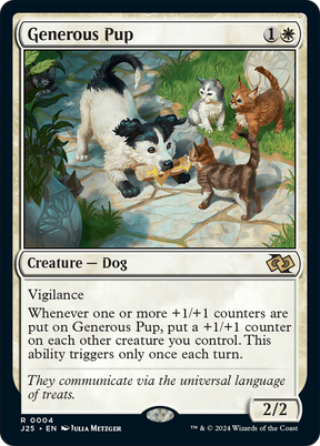 Magic: The Gathering - Generous Pup - Foundations Jumpstart
