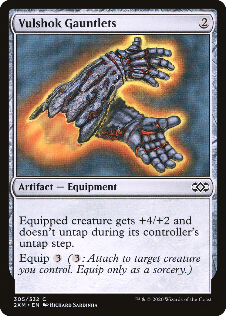 Magic: The Gathering - Vulshok Gauntlets Foil - Double Masters