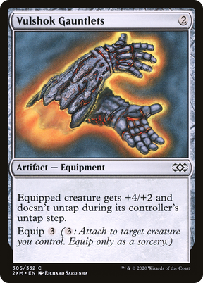 Magic: The Gathering - Vulshok Gauntlets Foil - Double Masters