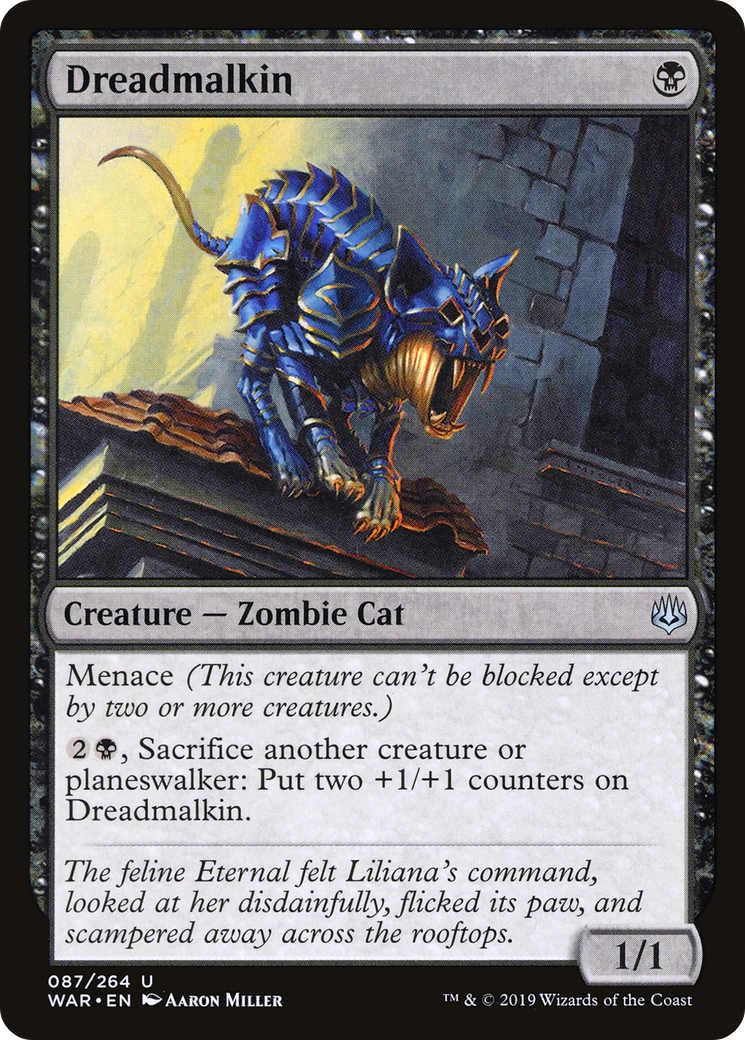 Magic: The Gathering - Dreadmalkin Foil - War of the Spark