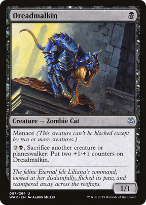 Magic: The Gathering - Dreadmalkin Foil - War of the Spark
