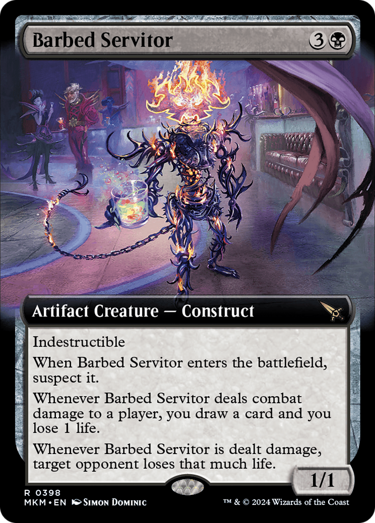 Magic: The Gathering - Barbed Servitor Foil - Murders at Karlov Manor