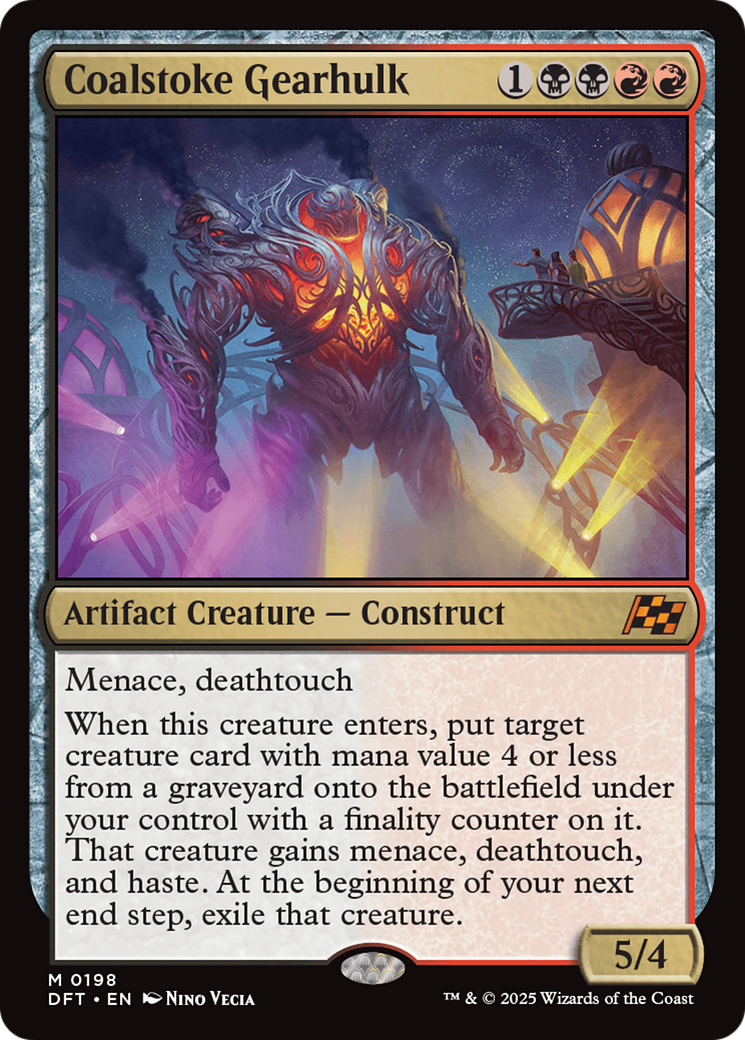 Magic: The Gathering - Coalstoke Gearhulk Foil - Aetherdrift