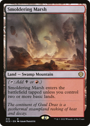 Magic: The Gathering - Smoldering Marsh - Starter Commander Decks