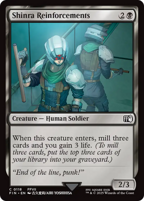 Magic: The Gathering - Shinra Reinforcements Foil - Final Fantasy