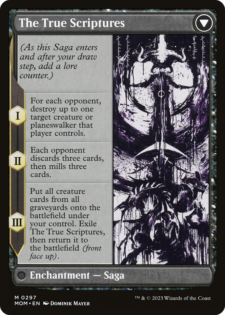 Magic: The Gathering - Sheoldred // The True Scriptures - March of the Machine