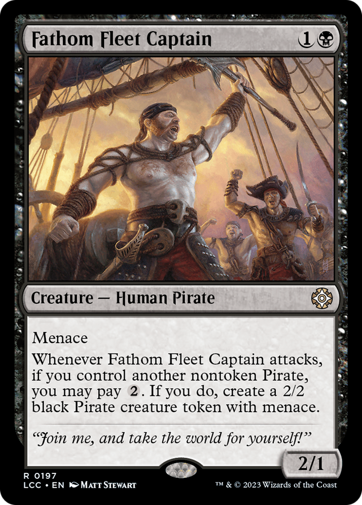 Magic: The Gathering - Fathom Fleet Captain - The Lost Caverns of Ixalan Commander