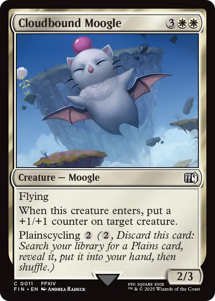 Magic: The Gathering - Cloudbound Moogle - Final Fantasy