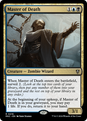 Magic: The Gathering - Master of Death - Murders at Karlov Manor Commander