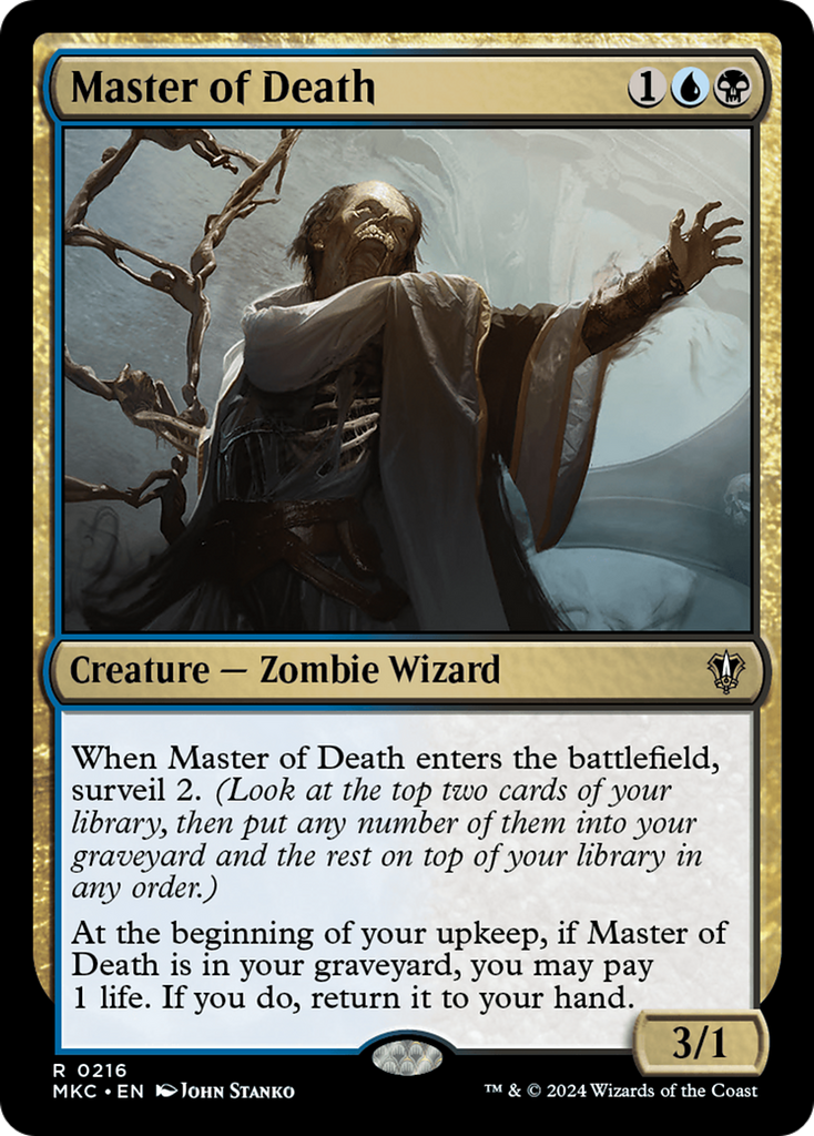 Magic: The Gathering - Master of Death - Murders at Karlov Manor Commander