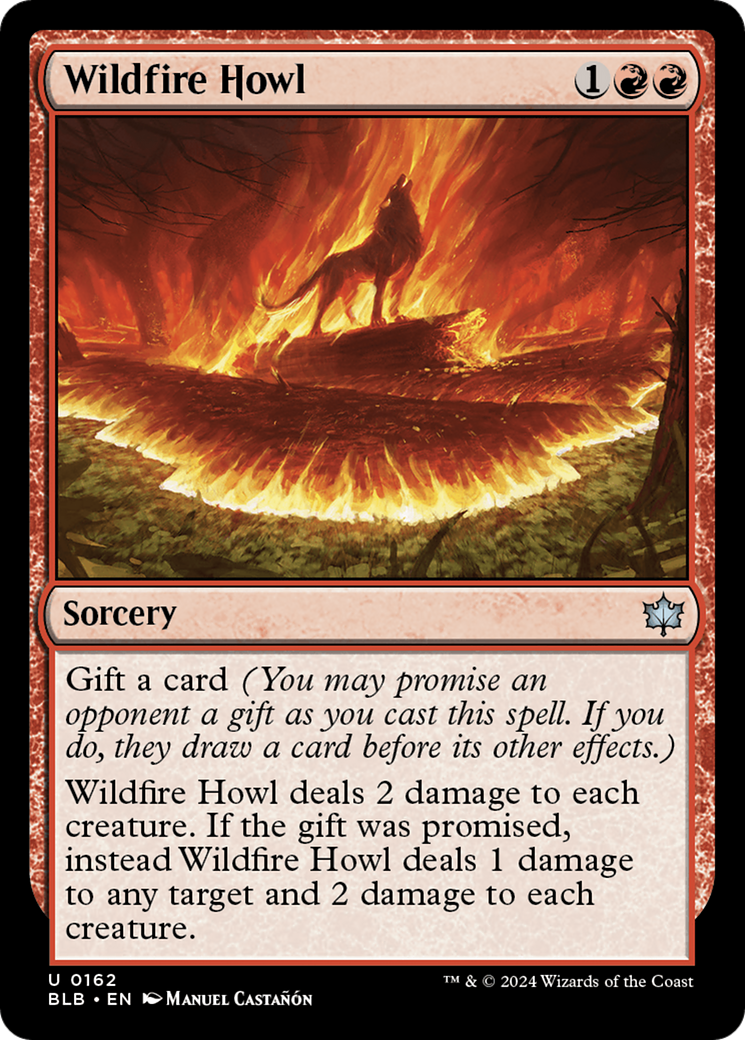 Magic: The Gathering - Wildfire Howl Foil - Bloomburrow