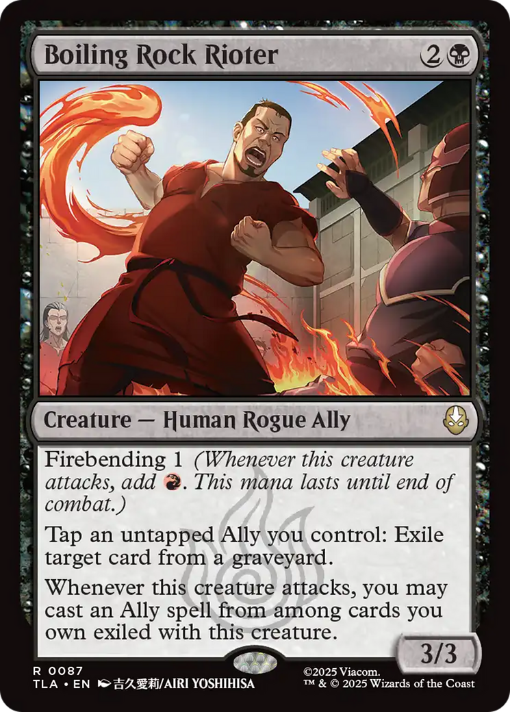 Magic: The Gathering - Boiling Rock Rioter Foil - Avatar: The Last Airbender