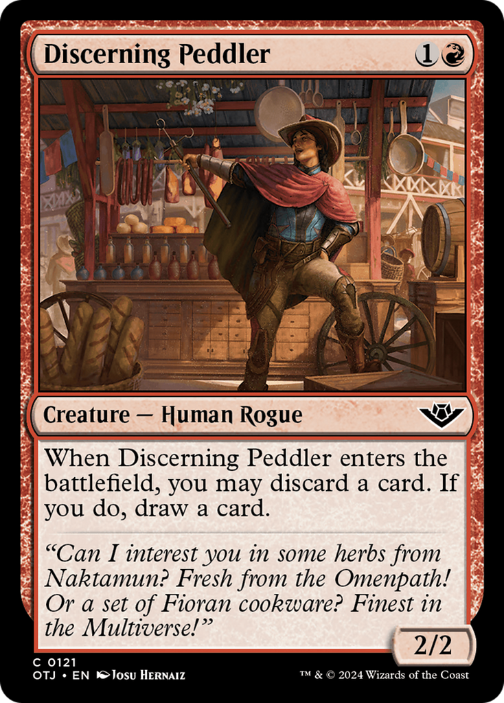 Magic: The Gathering - Discerning Peddler - Outlaws of Thunder Junction