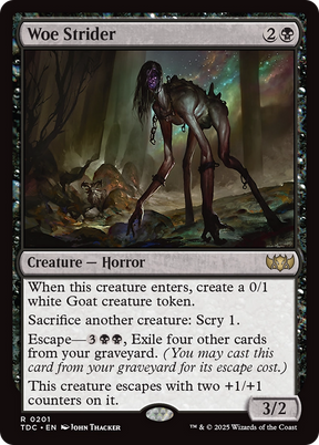 Magic: The Gathering - Woe Strider - Tarkir: Dragonstorm Commander