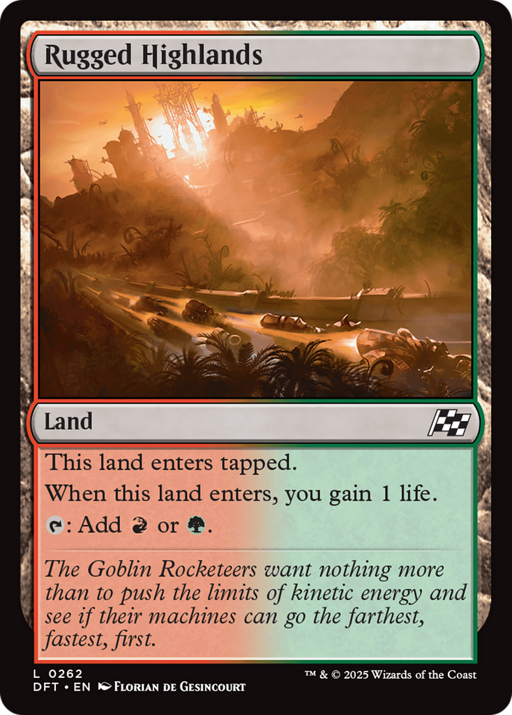 Magic: The Gathering - Rugged Highlands - Aetherdrift